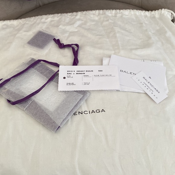 Balenciaga Violet Lambskin Giant 12 Shoulder Bag - Picture 9 of 13